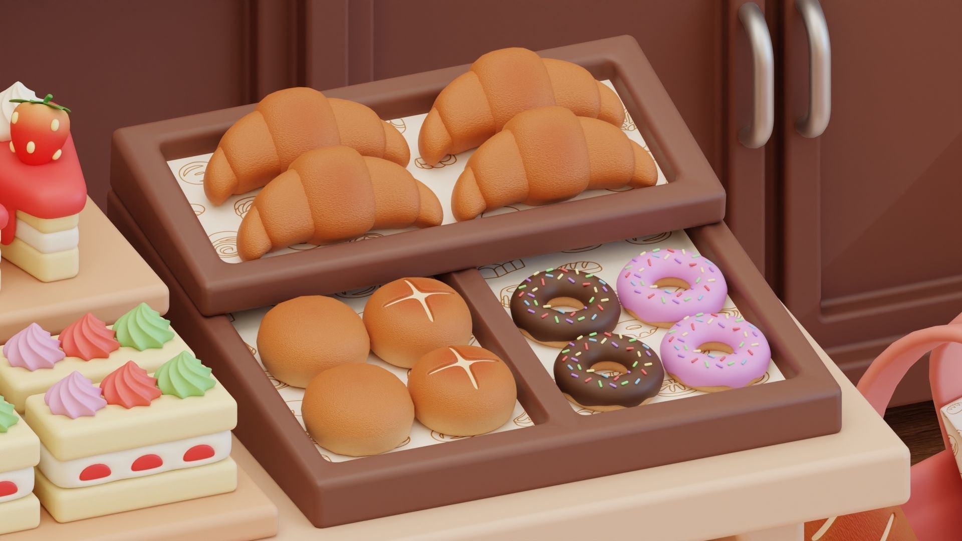 Bakery Collection 3D model_12