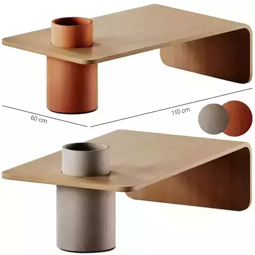 Kave Home Olaria Coffee Table 3D model