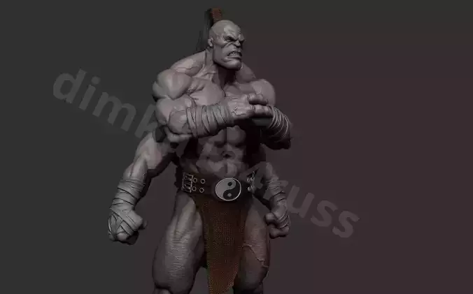  goro mortal kombat 3D print model