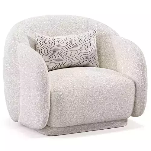 Nice Armchair by Bruno Moinard Editions Low-poly 3D model