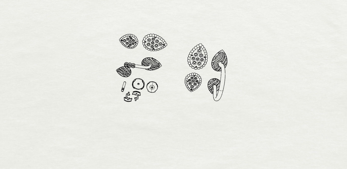  Ring and Earrings 3D print model_19