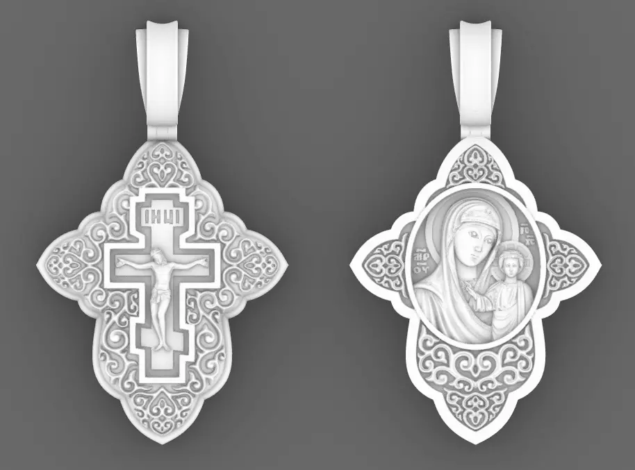 Cross 3D print model