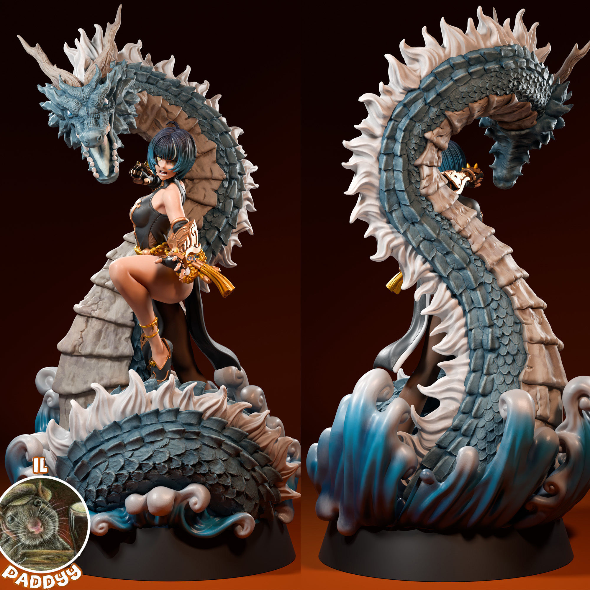 Seo Jiwoo from Solo leveling  Arise 3D print model_1