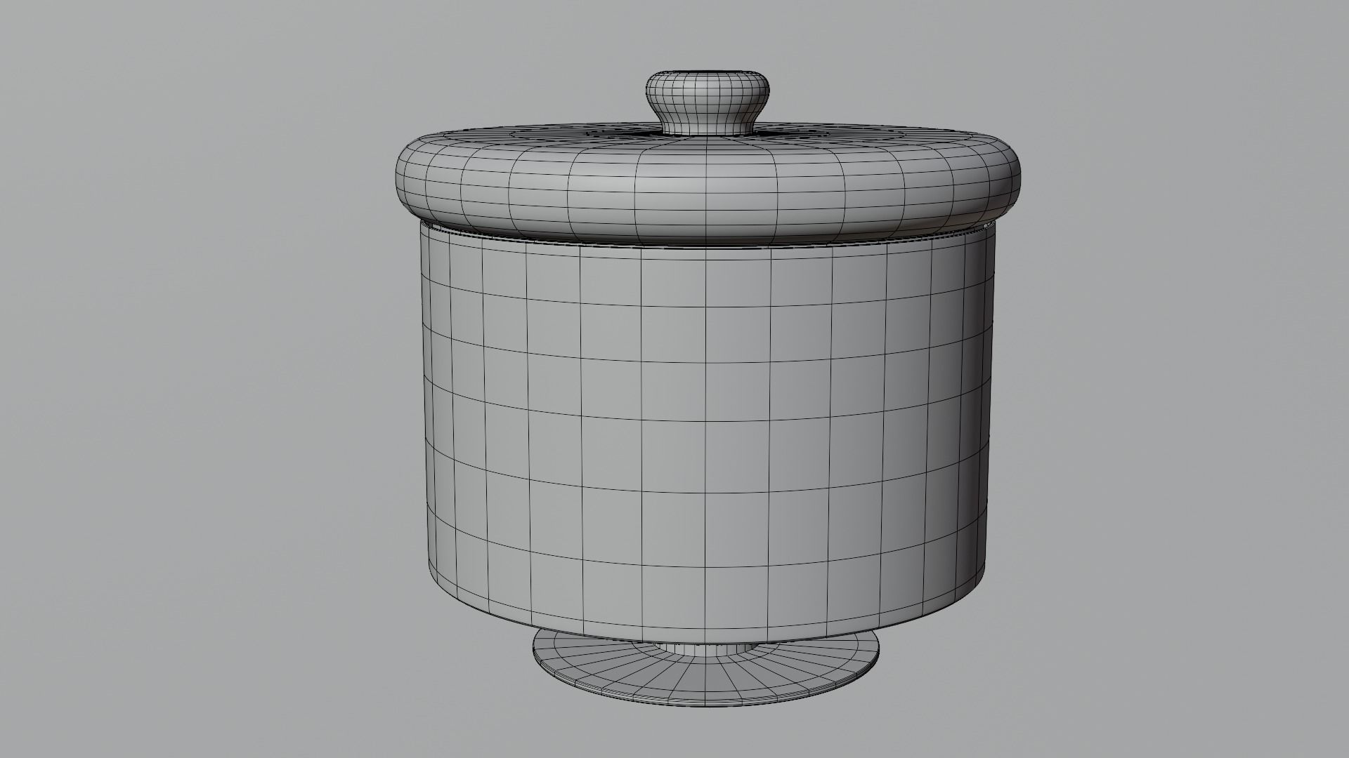 Container jar 3D model_4
