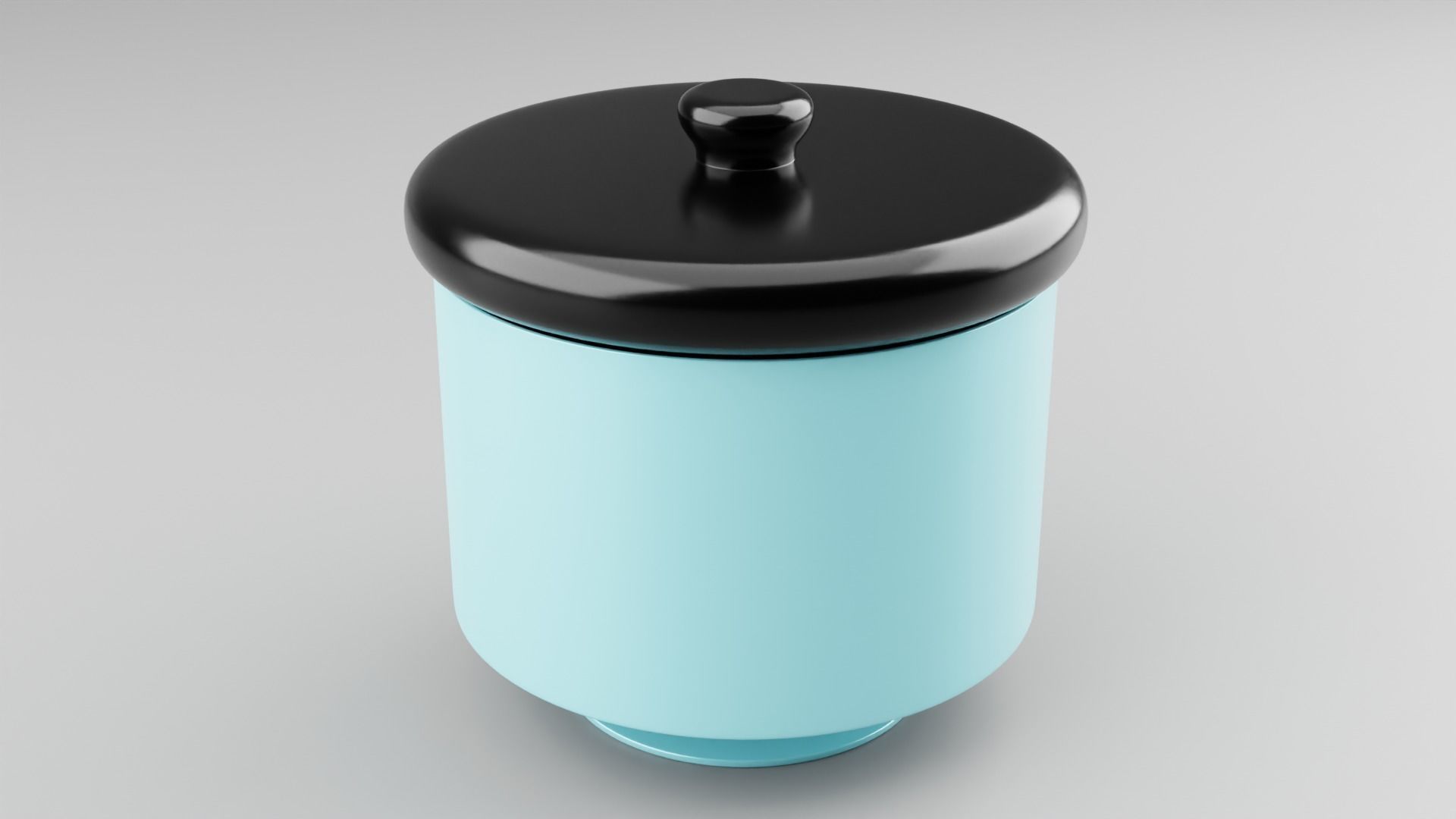 Container jar 3D model_2