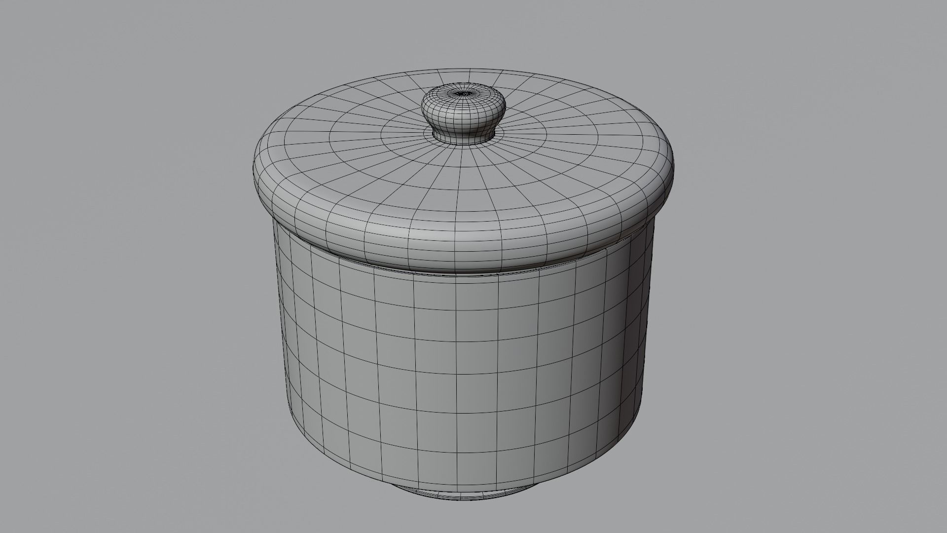 Container jar 3D model_5