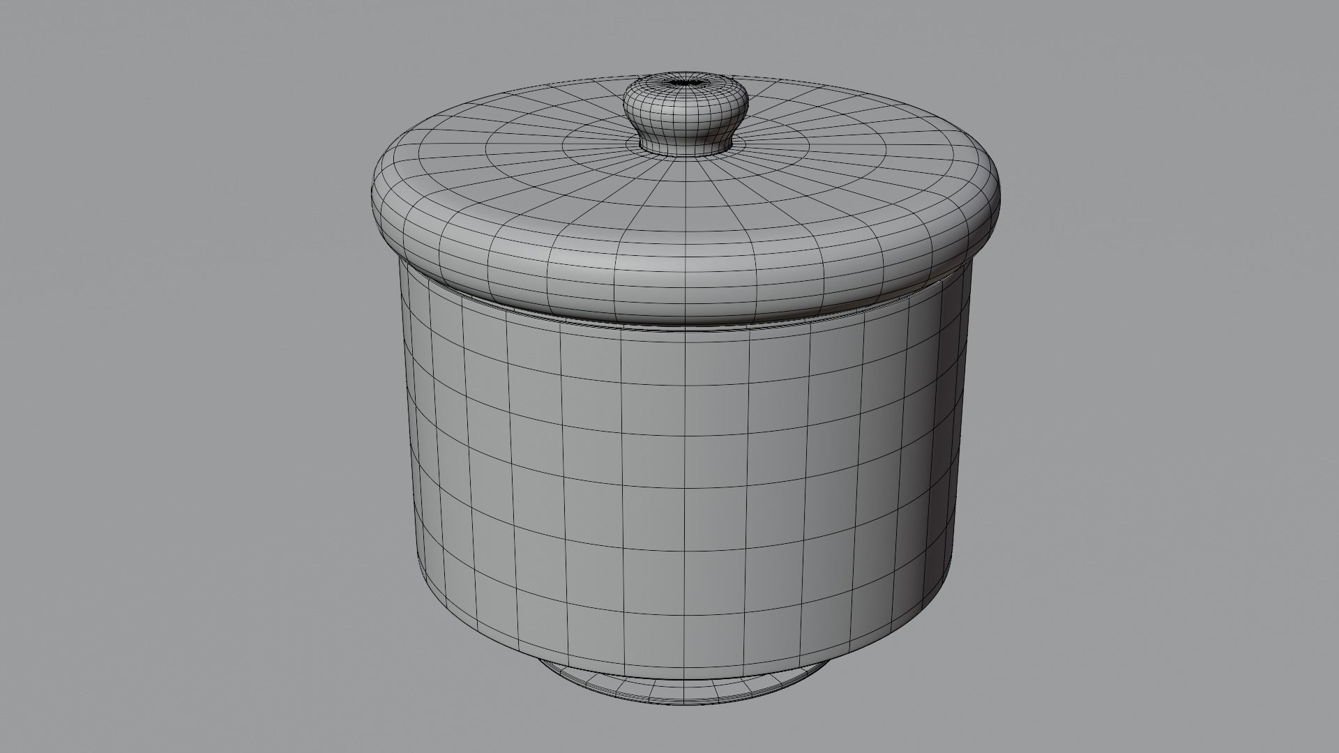 Container jar 3D model_6