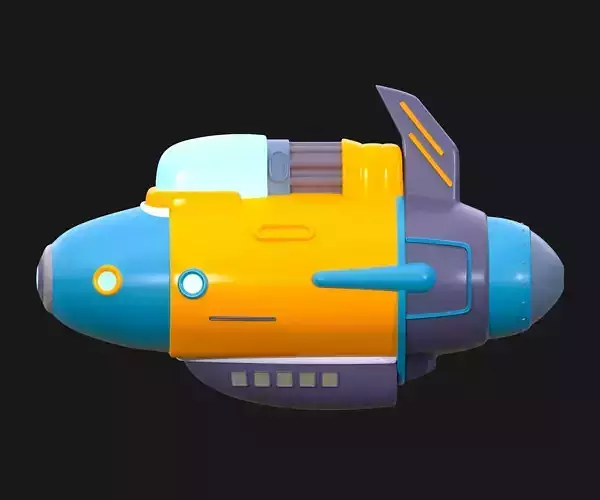 Cartoon ship