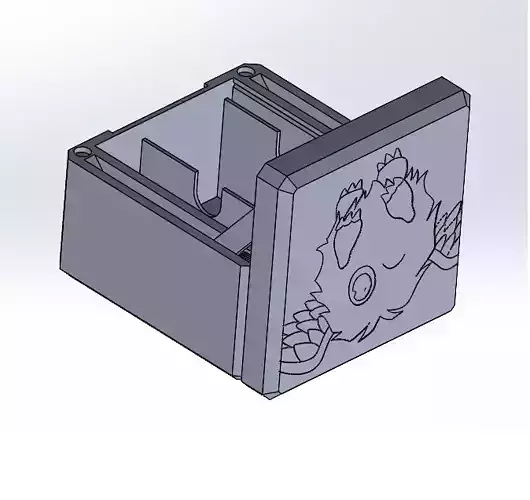 DECK BOX KURIBOH YUGIOH 3D print model