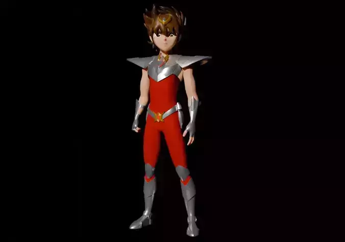 3D model for character anime  seiya 