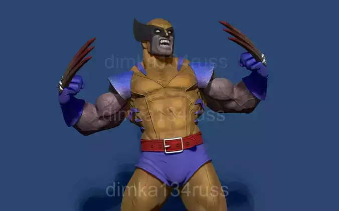 Wolverine 3D print model
