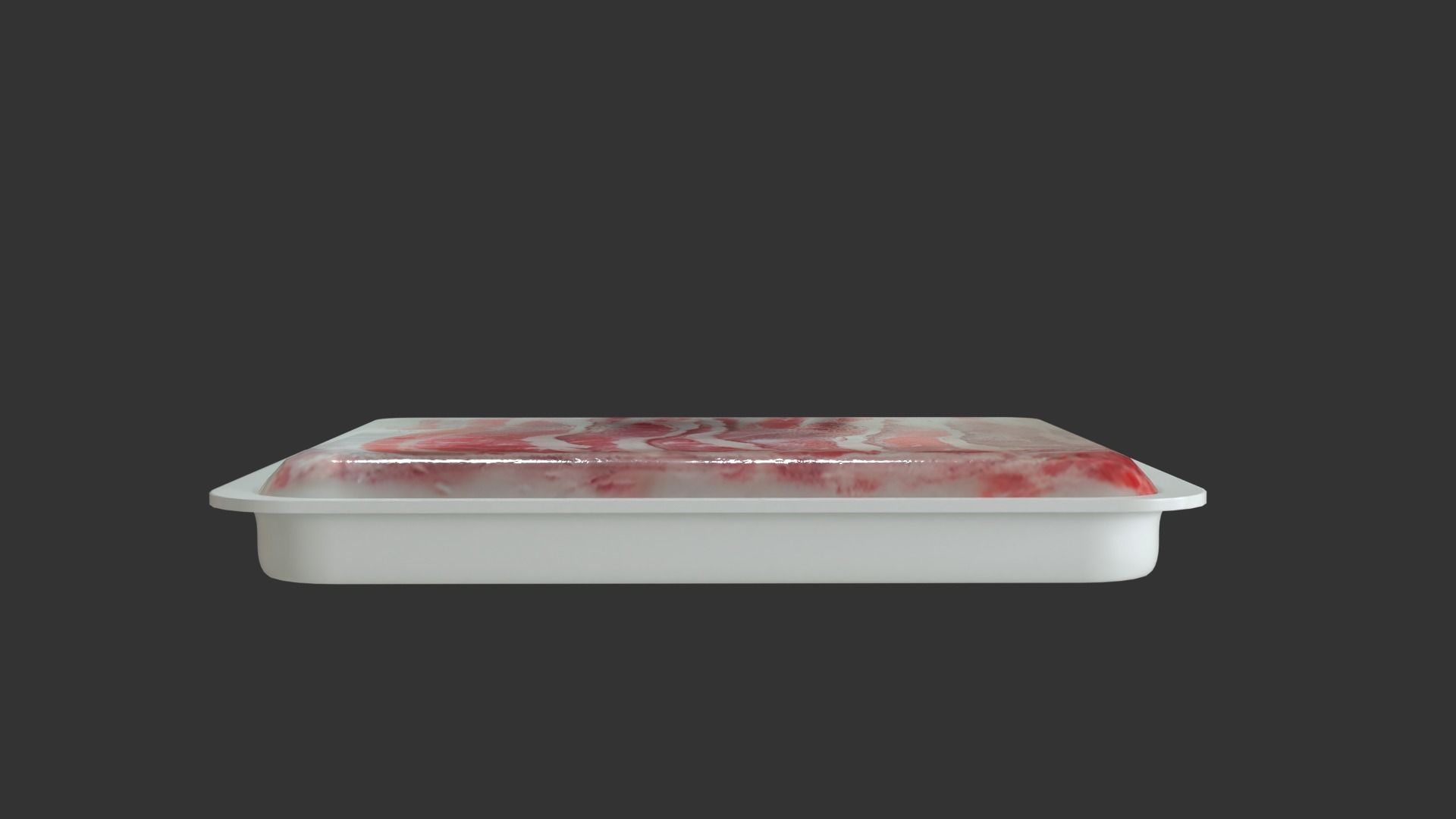 Beef Slice 500 Gram Low-poly 3D model_3