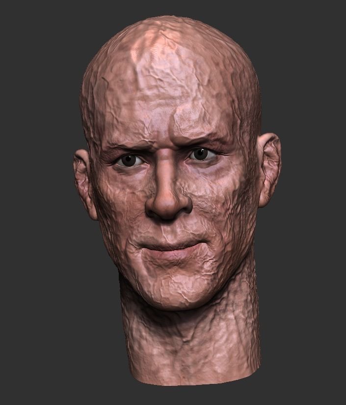 Ryan Reynolds - DEADPOOL custom headsculpt  3D print model_1