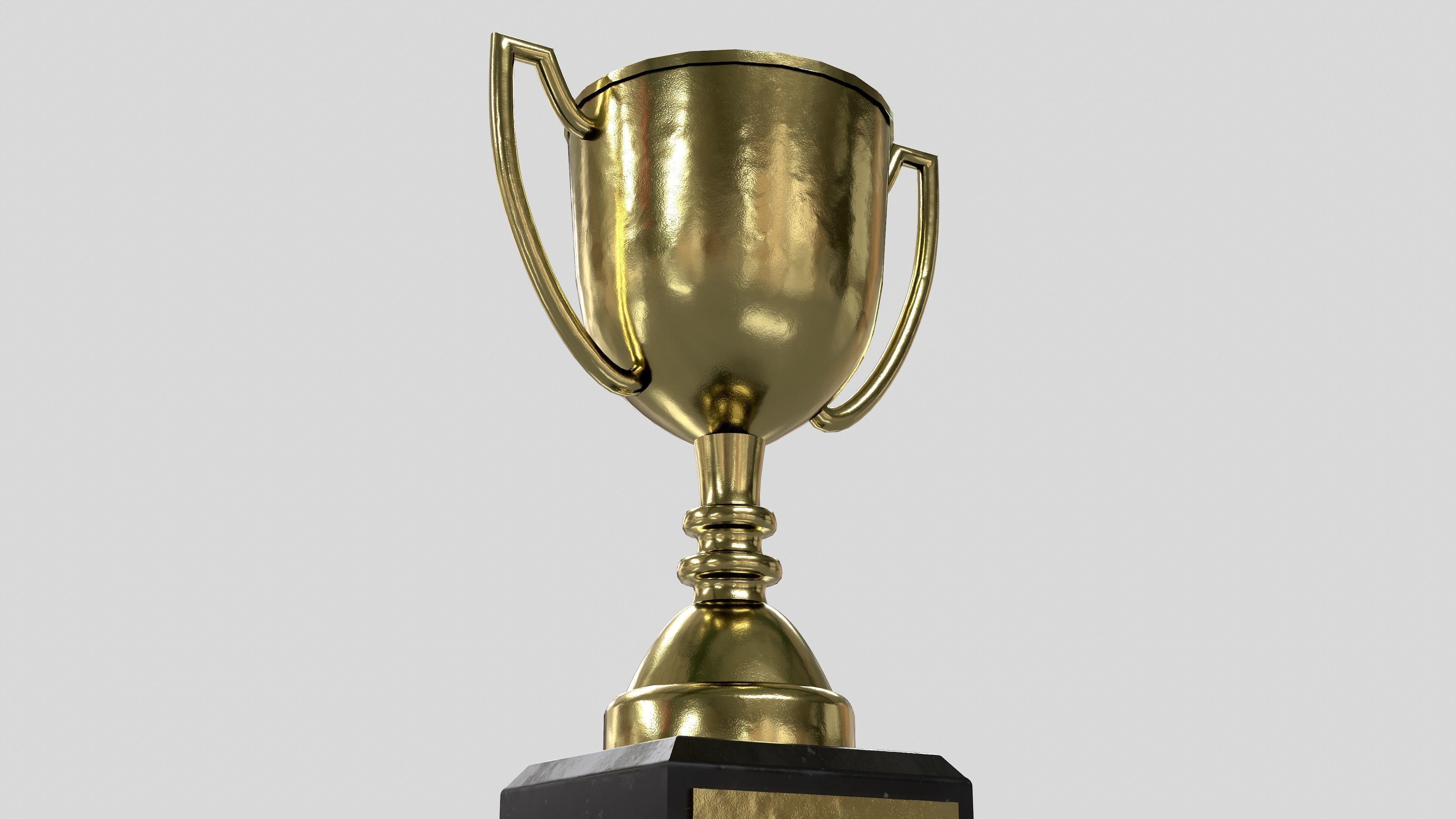 TROPHY Low-poly 3D model_8