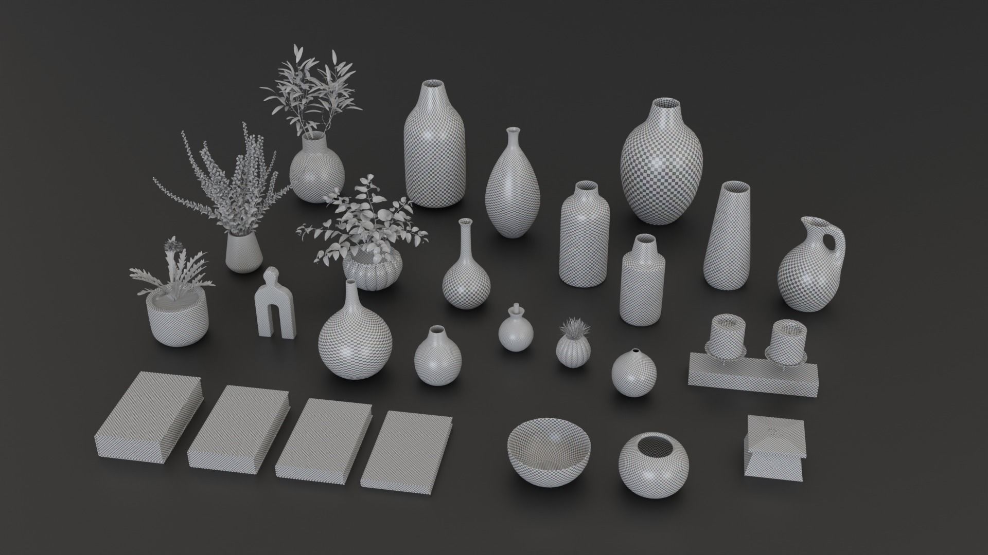 Collection 31 Decorative Interior Objects 3D model_13