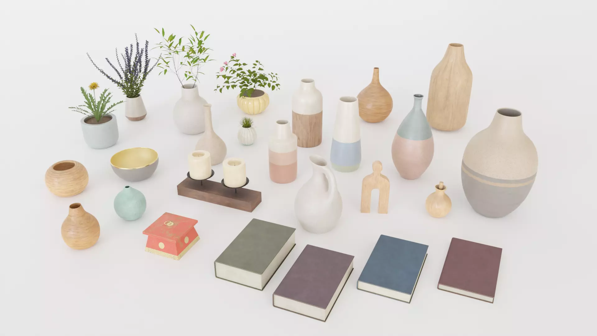 Collection 31 Decorative Interior Objects 3D model_0