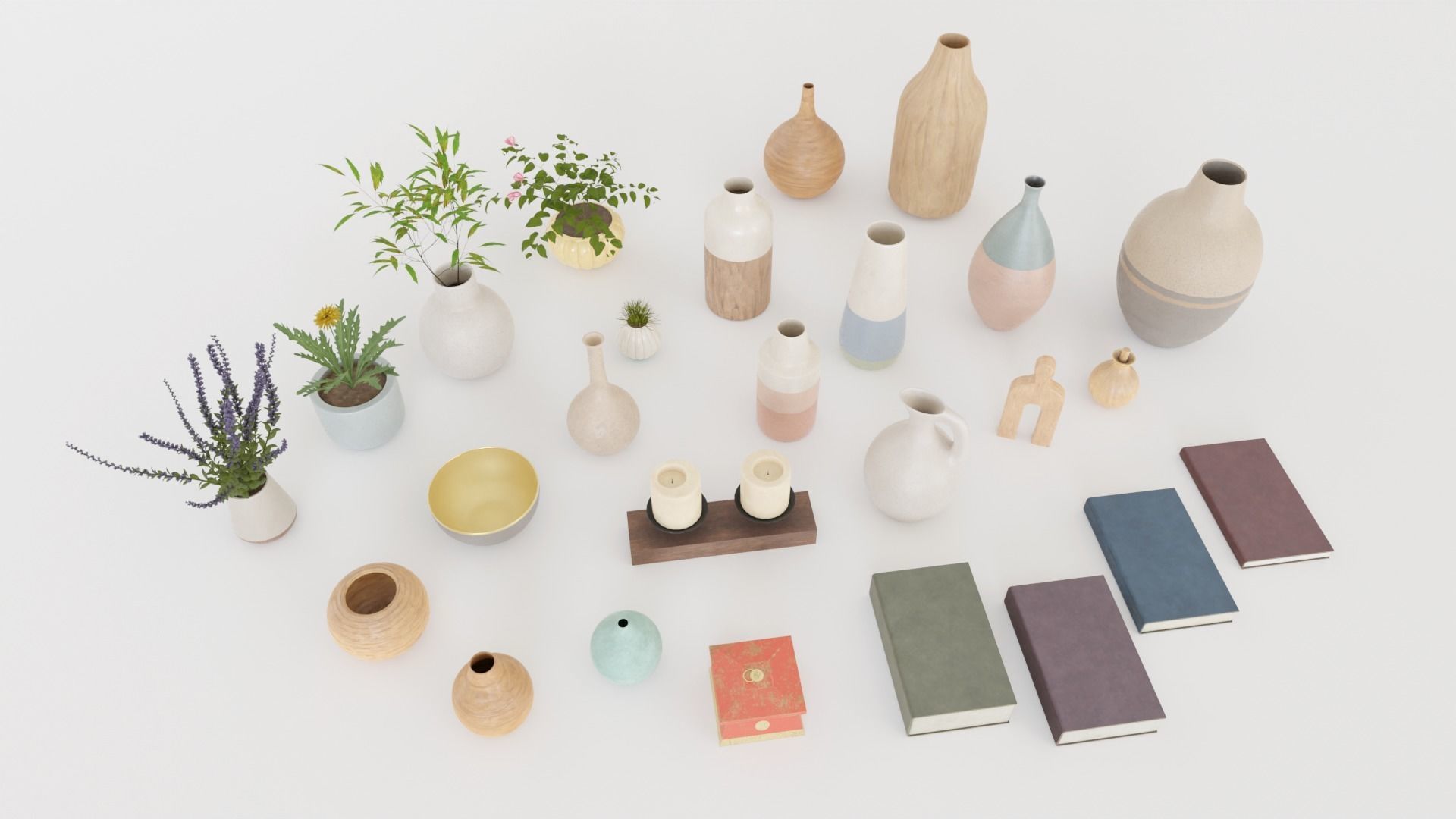 Collection 31 Decorative Interior Objects 3D model_1