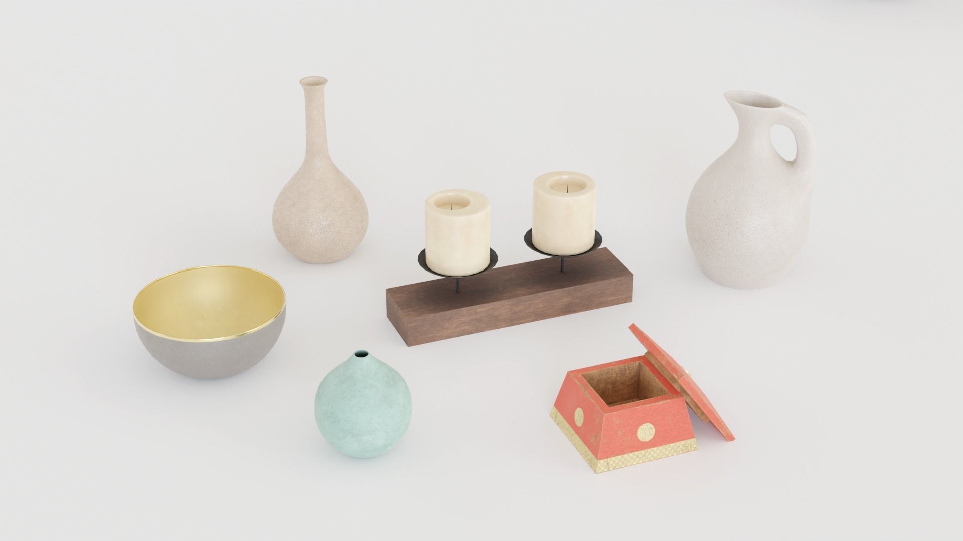 Collection 31 Decorative Interior Objects 3D model_6