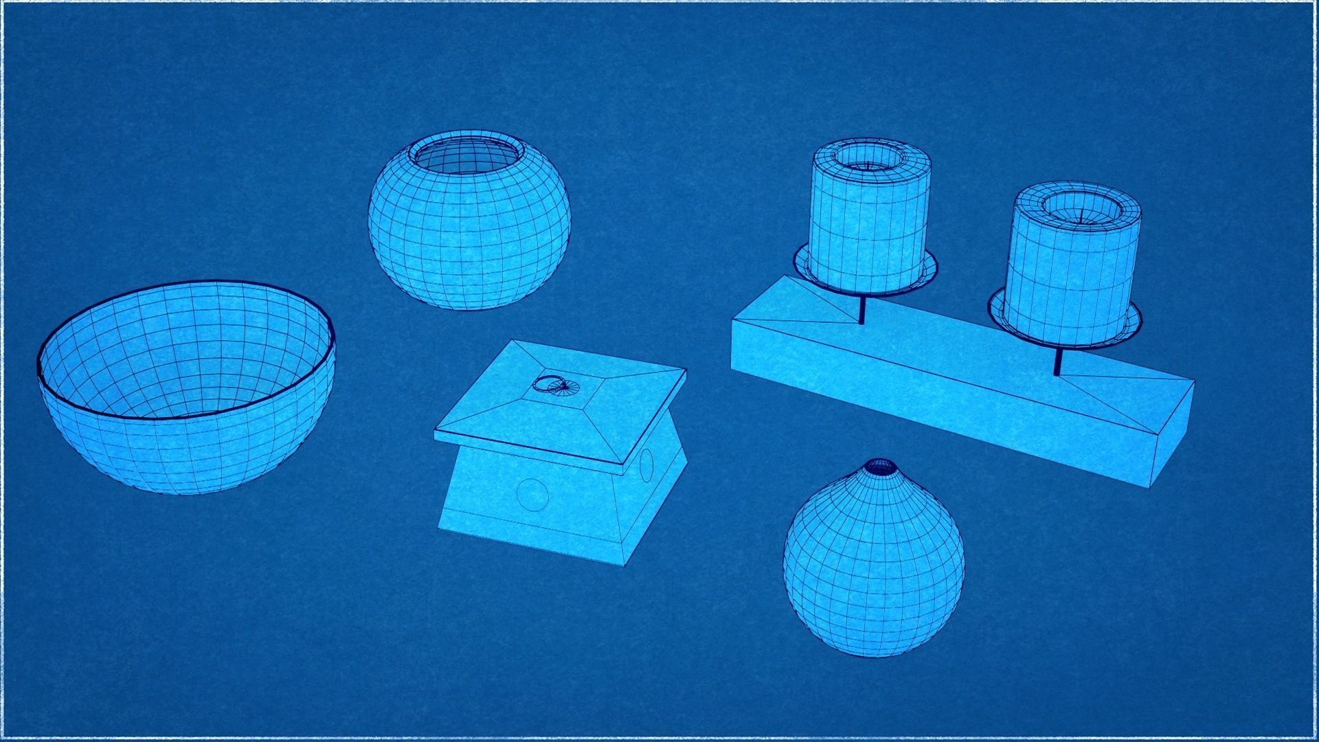 Collection 31 Decorative Interior Objects 3D model_17