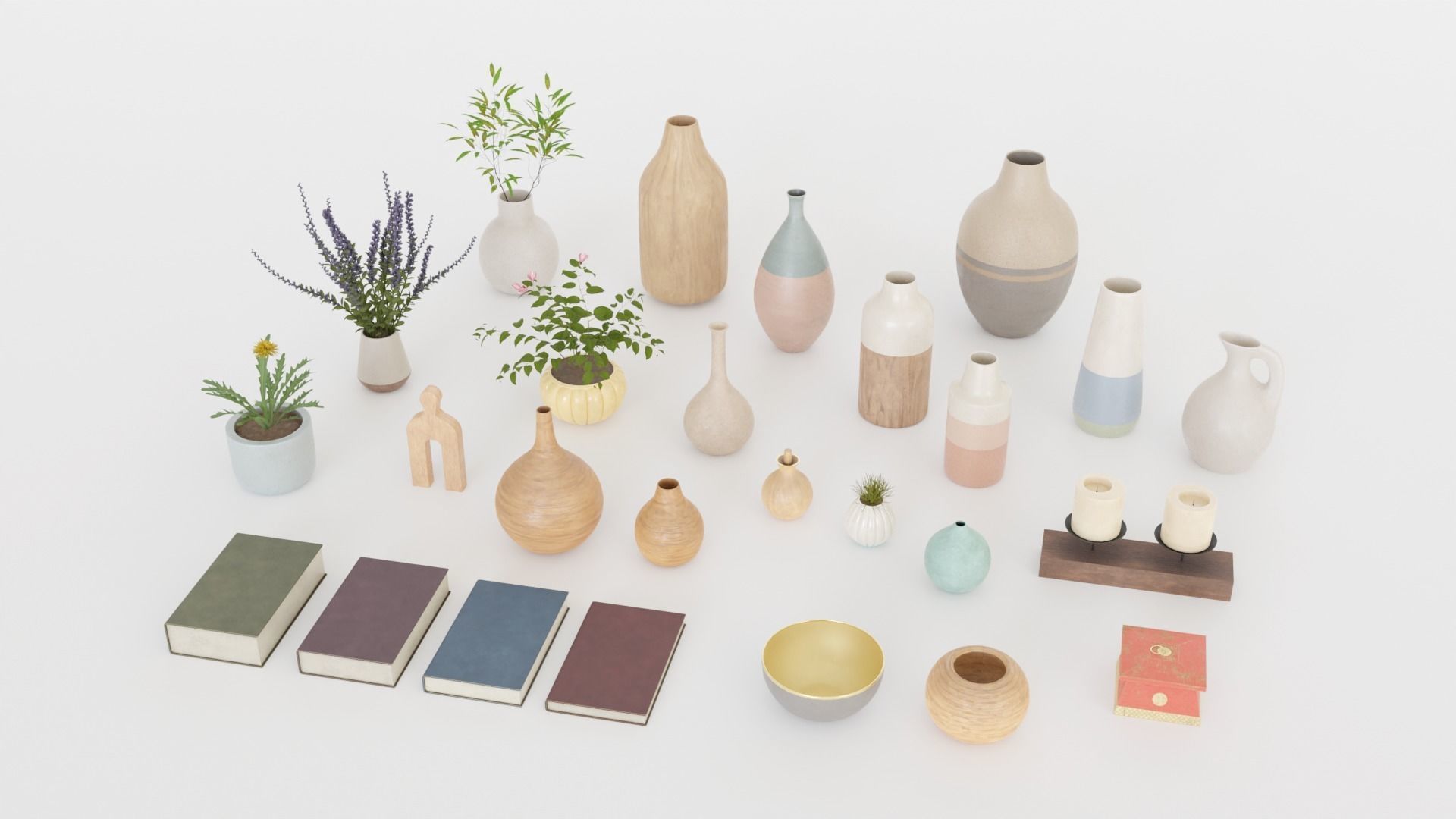 Collection 31 Decorative Interior Objects 3D model_3