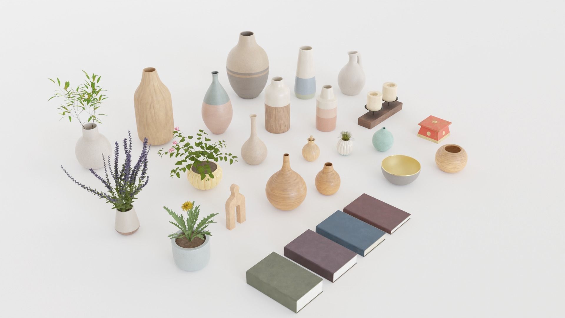 Collection 31 Decorative Interior Objects 3D model_2