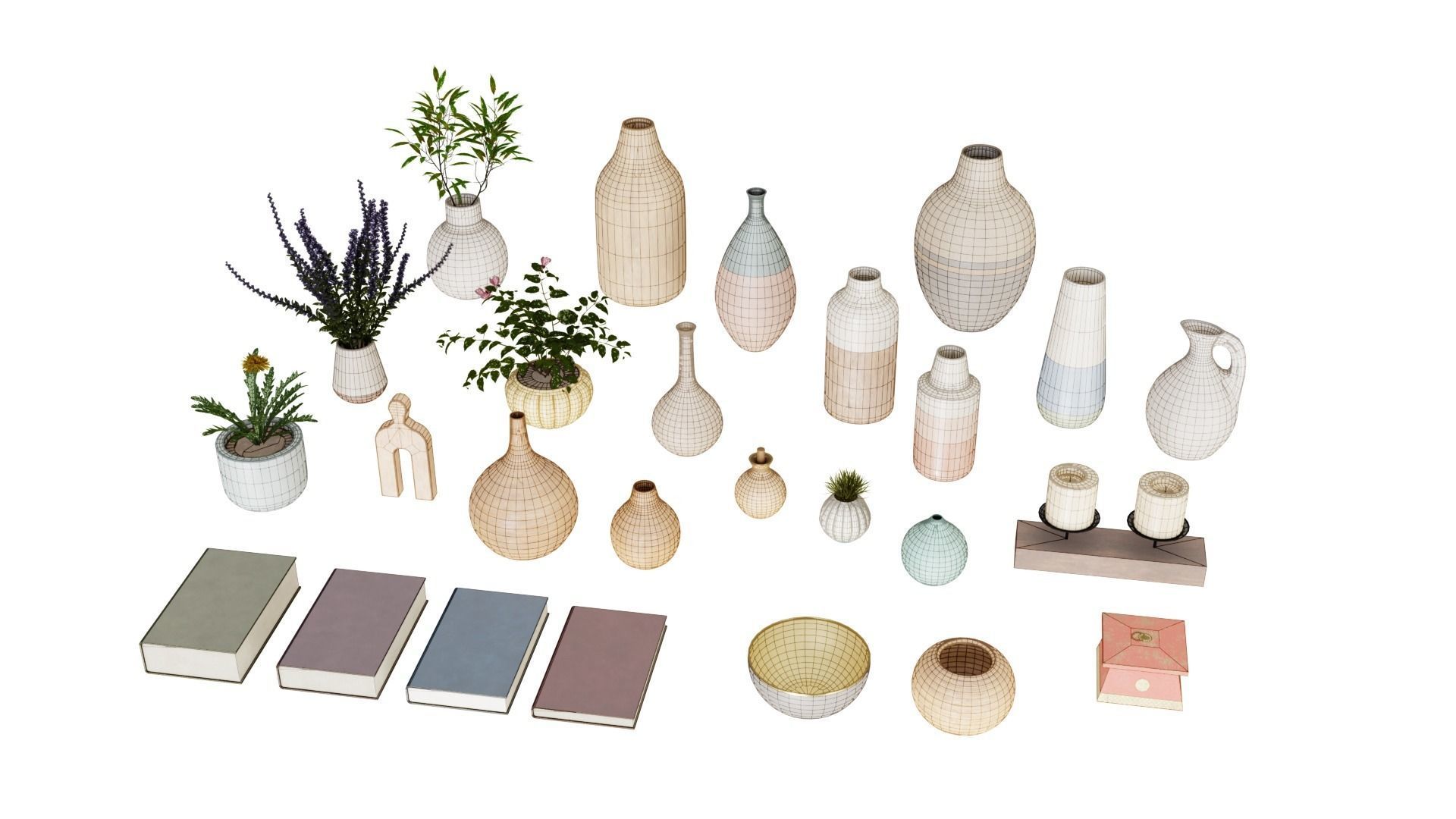 Collection 31 Decorative Interior Objects 3D model_14