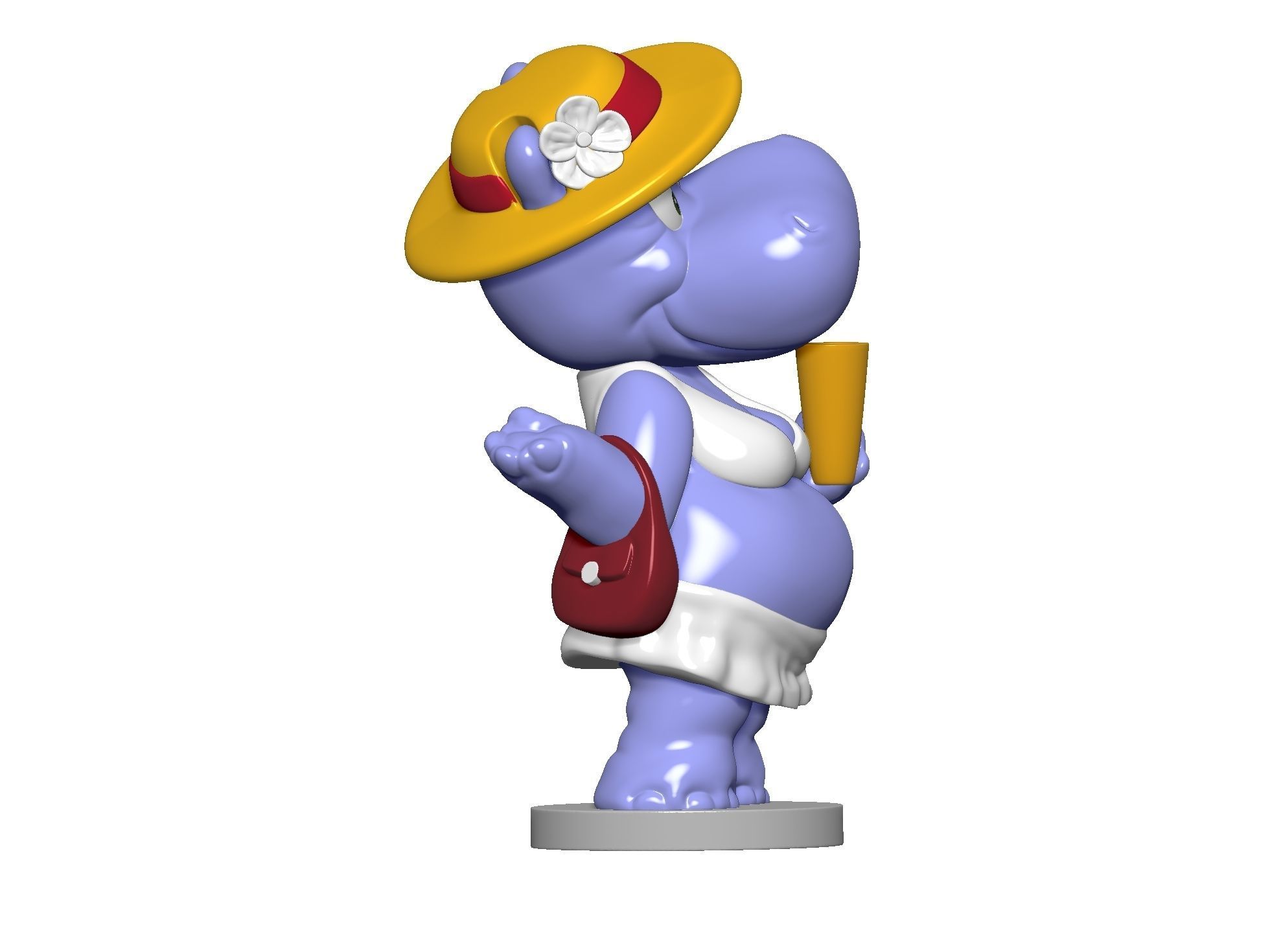 Hippo Susi Sonnenschein Kindersurprise for 3d print stl 3D print model_7