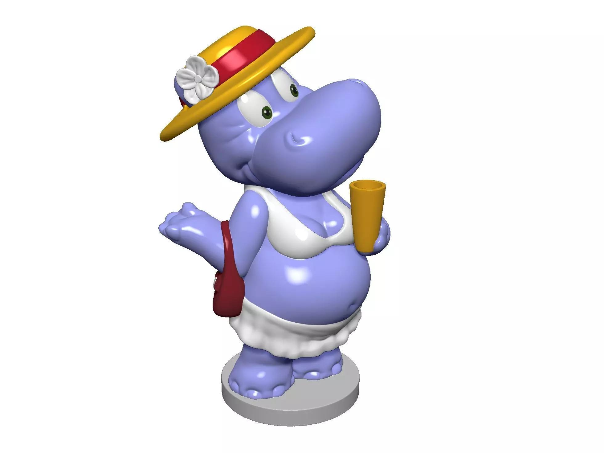 Hippo Susi Sonnenschein Kindersurprise for 3d print stl 3D print model_0