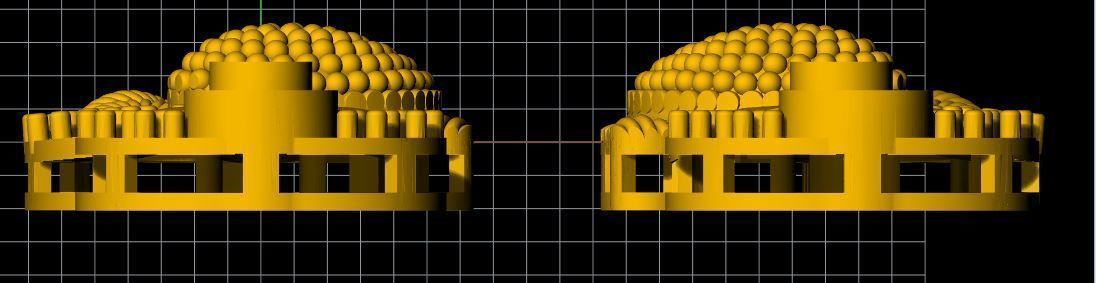 Peacock Earring 3dm file 3D print model_6