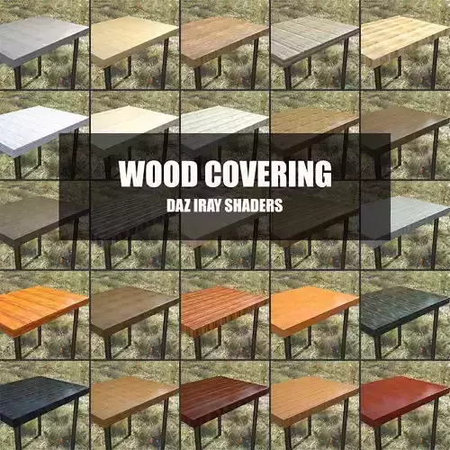 Wood Covering Shaders for Daz Studio Texture