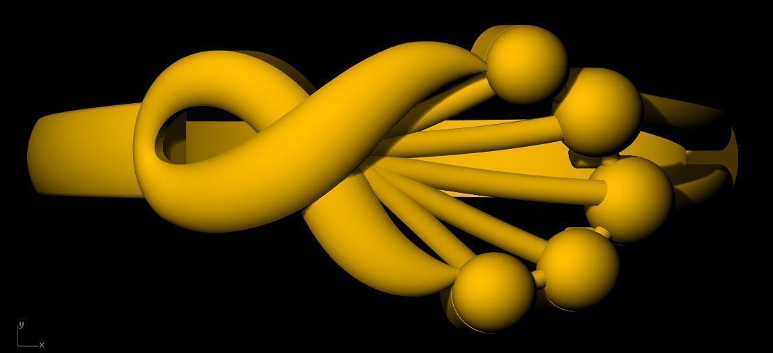 plain ring 3dm file 3D print model_2