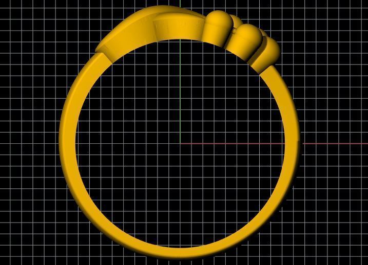 plain ring 3dm file 3D print model_3