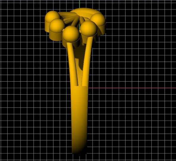 plain ring 3dm file 3D print model_4