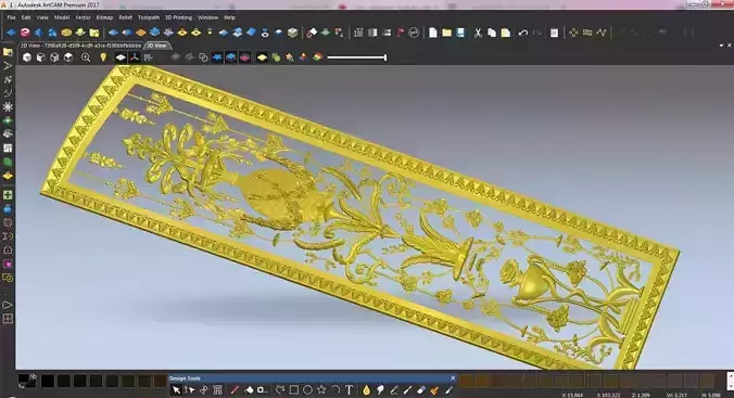 DOOR PANEL WOOD CARVED