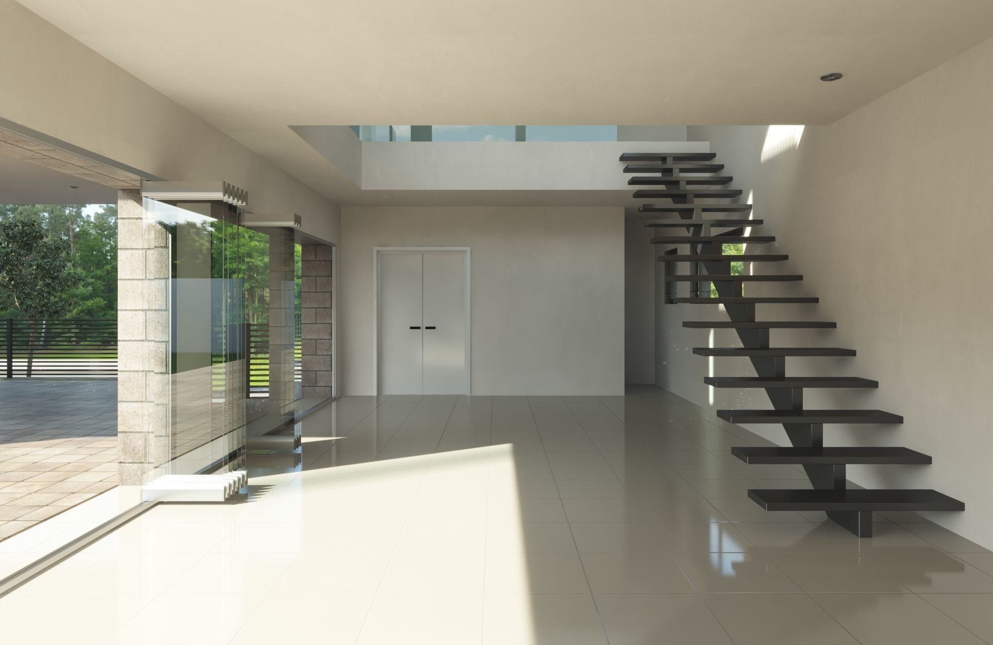 Modern House L 3D model_17