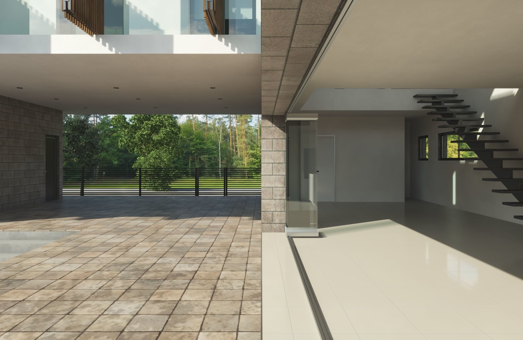 Modern House L 3D model_18