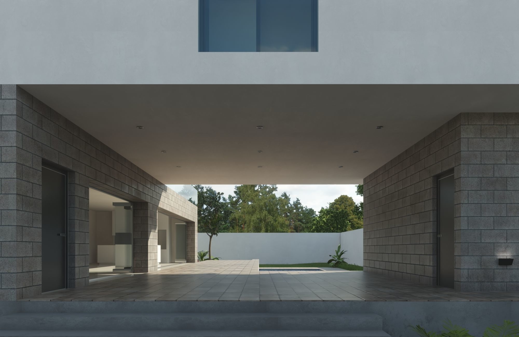 Modern House L 3D model_15