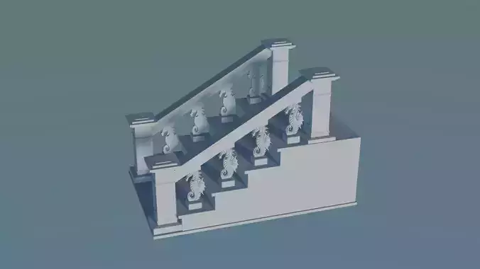 Staircase Balustrade Designs 3D print model
