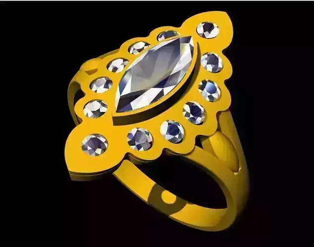 Antique Ring 3dm file