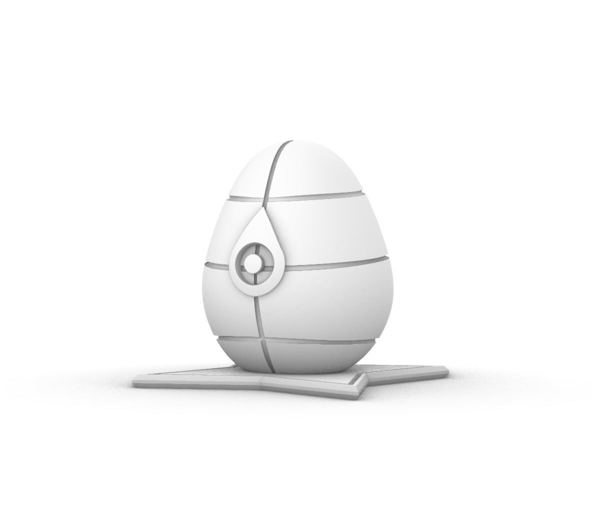 DIGIMON ADVENTURE INSPIRED DIGI-EGGS FULL SET 3D print model_5