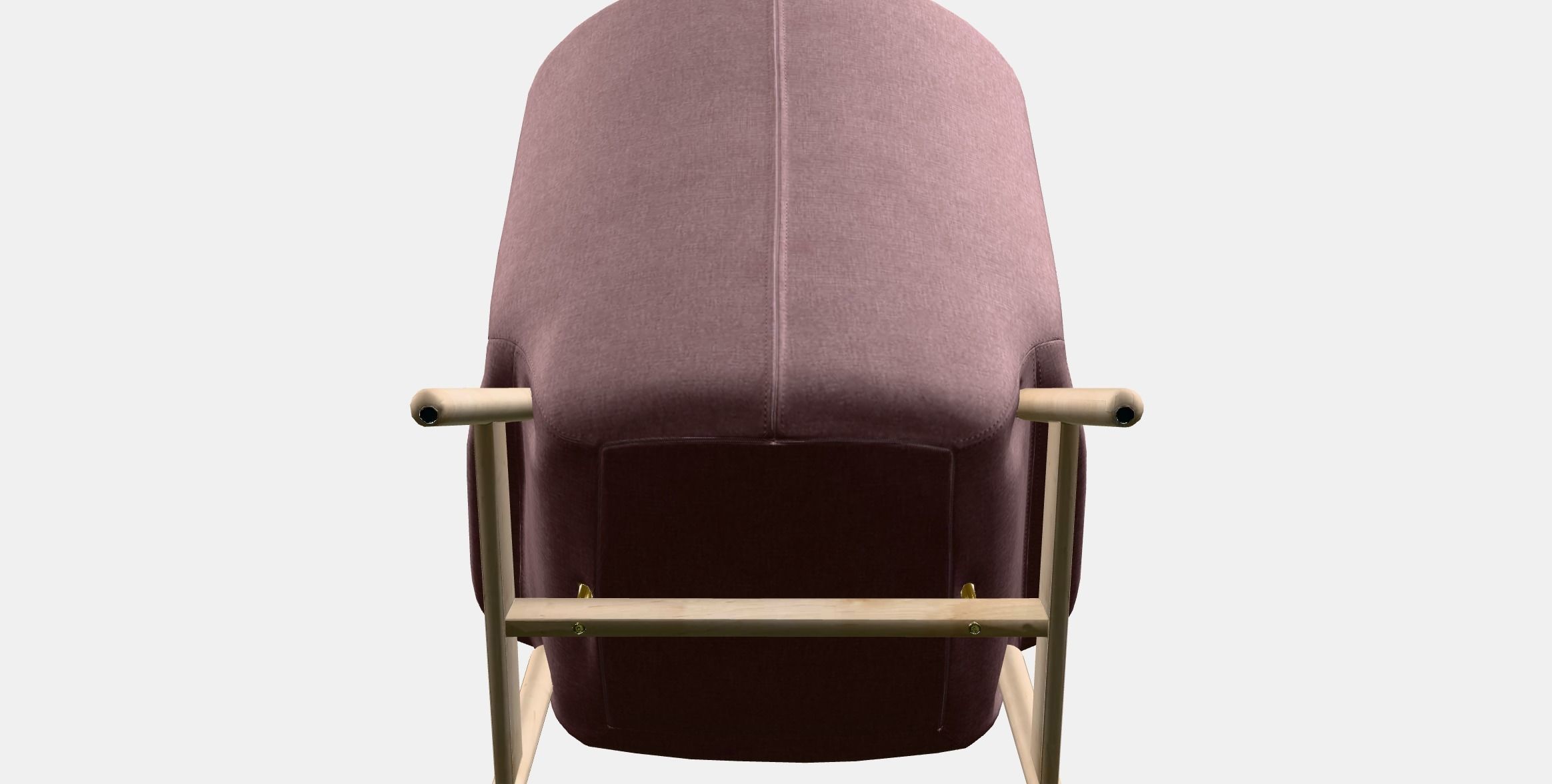 VEDBO Armchair high Low-poly 3D model_7