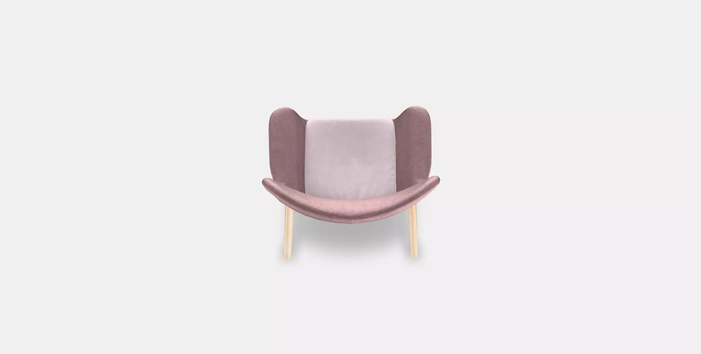 VEDBO Armchair high Low-poly 3D model_0