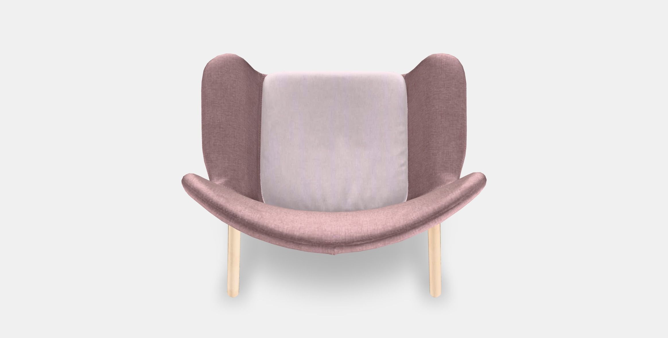 VEDBO Armchair high Low-poly 3D model_3