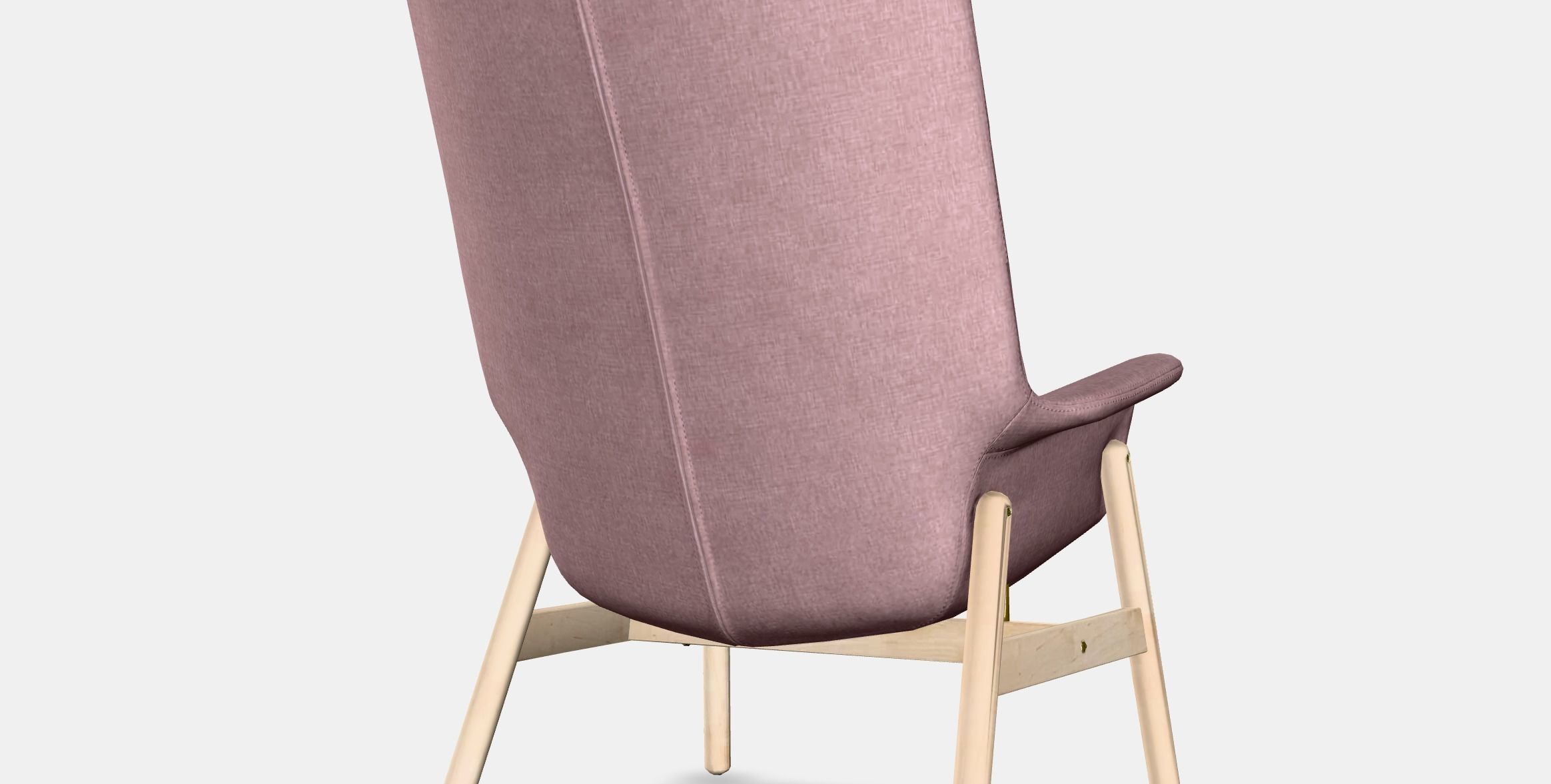 VEDBO Armchair high Low-poly 3D model_10