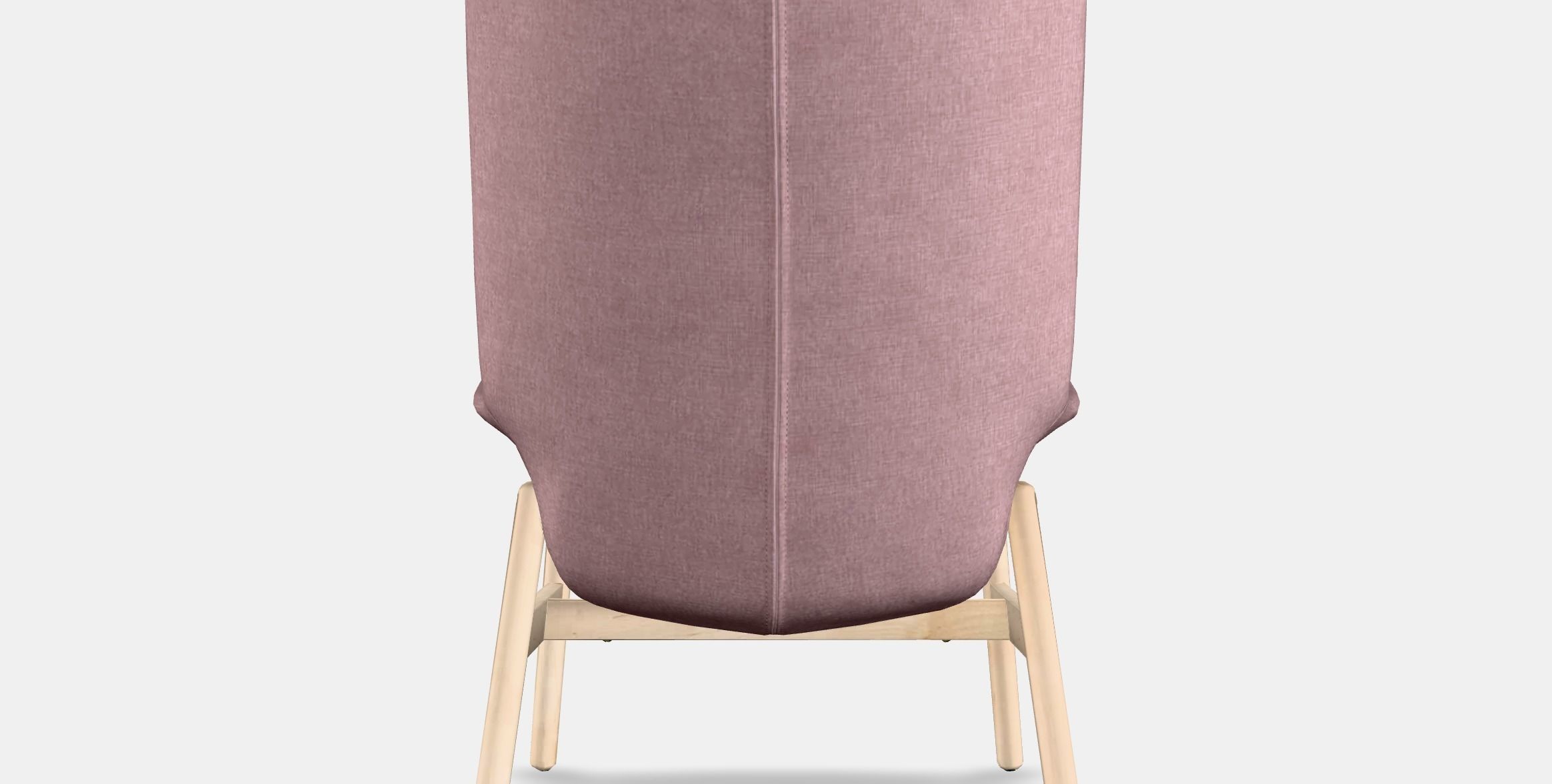 VEDBO Armchair high Low-poly 3D model_15