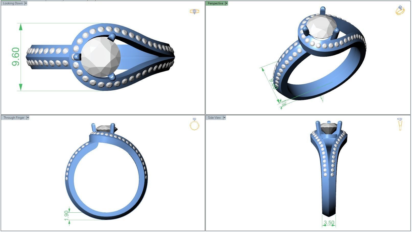 BEAUTIFUL RING 3D print model_5