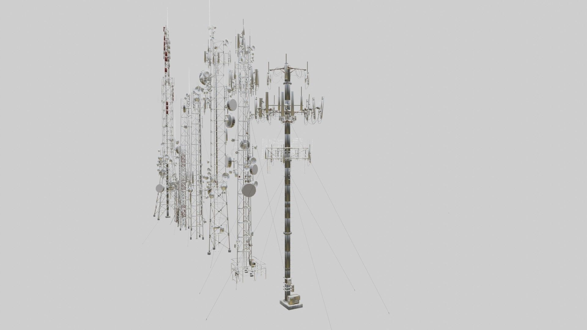 Big Antennas Collection 3D model_6