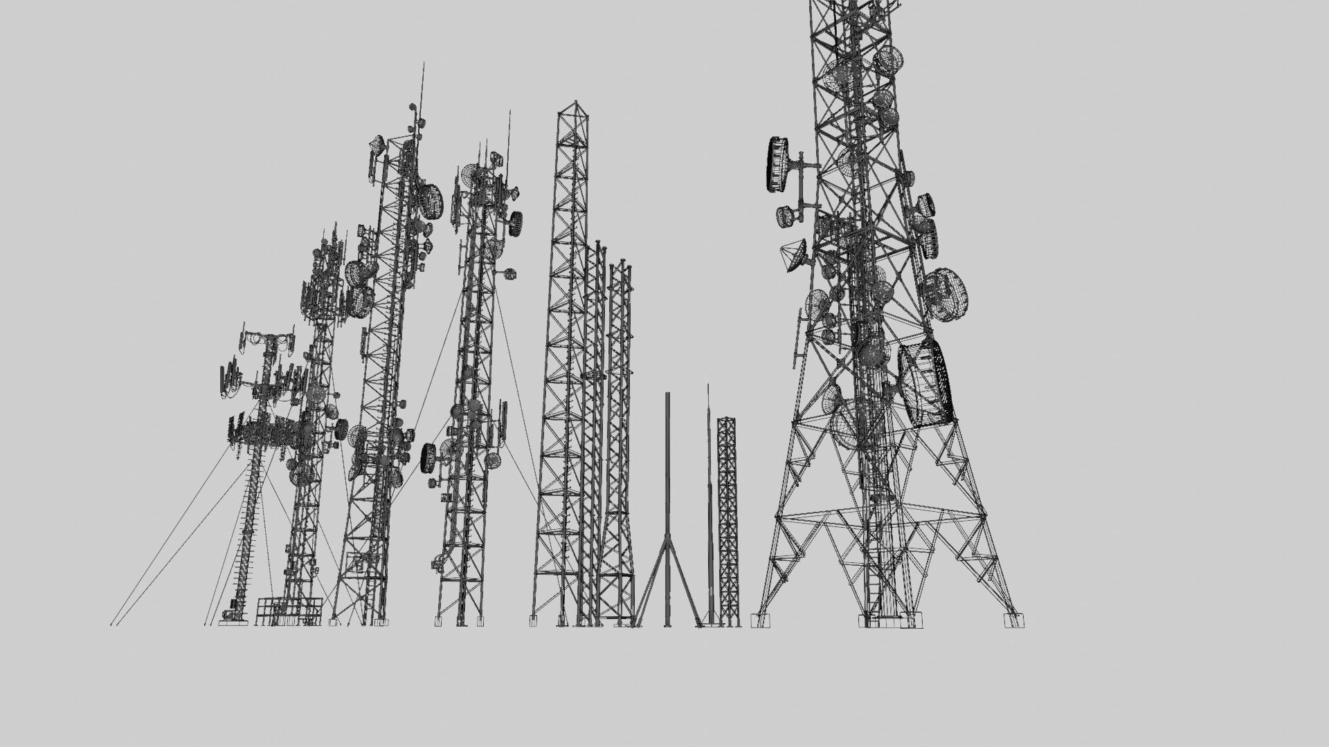 Big Antennas Collection 3D model_5
