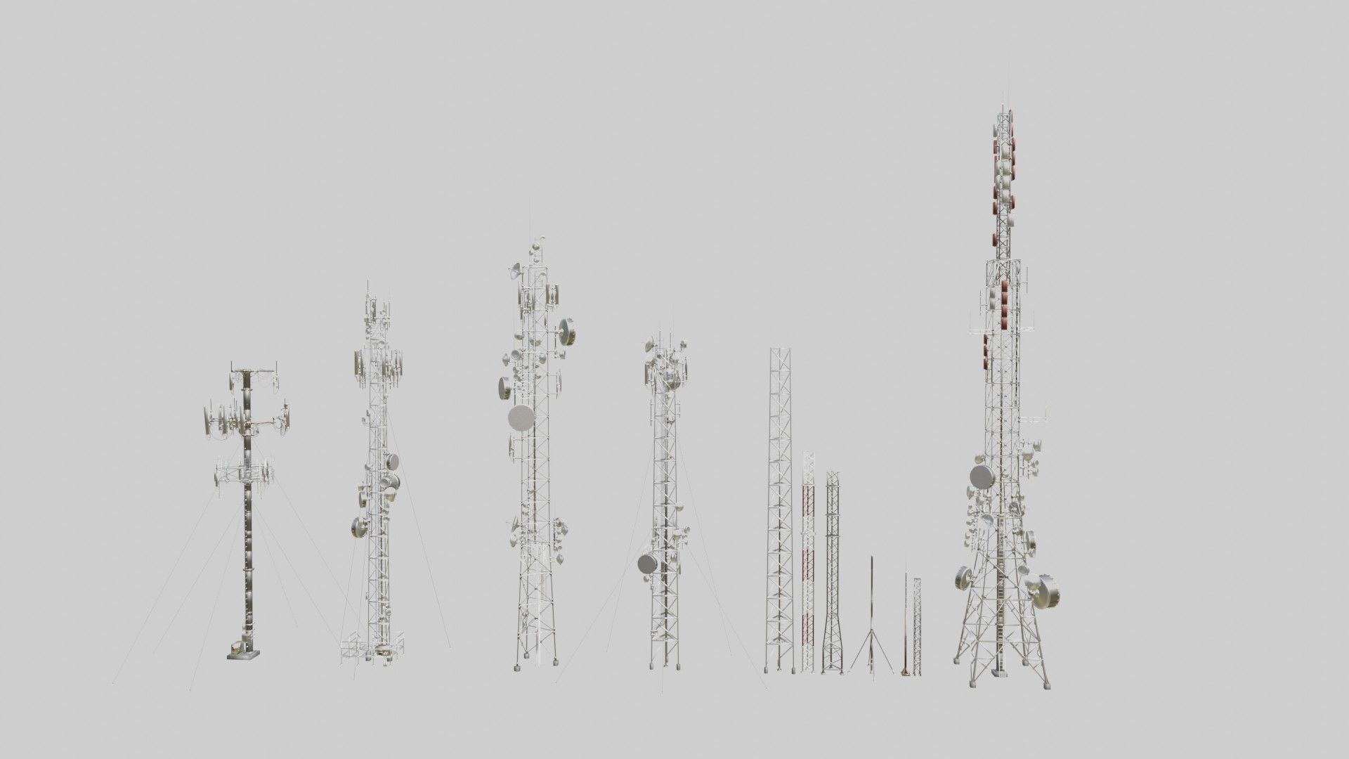 Big Antennas Collection 3D model_4