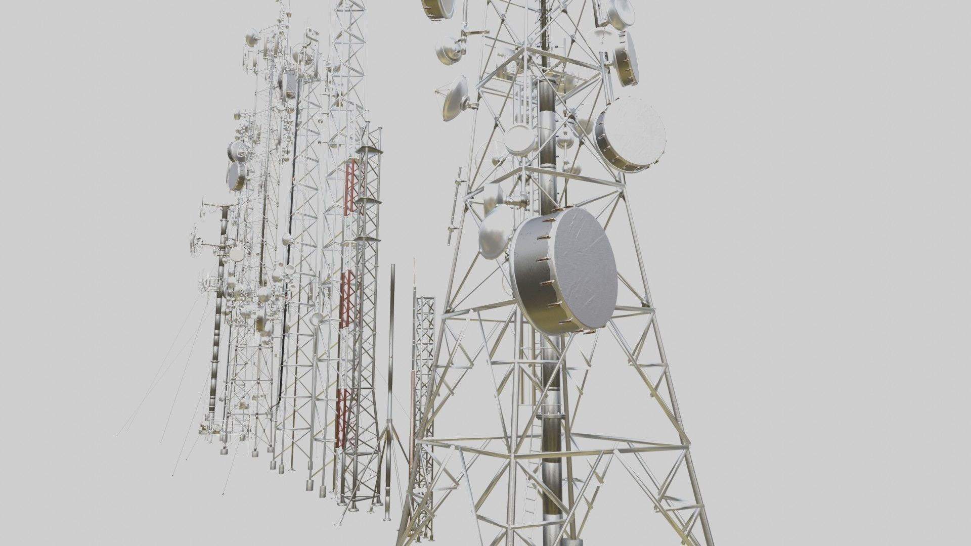 Big Antennas Collection 3D model_3